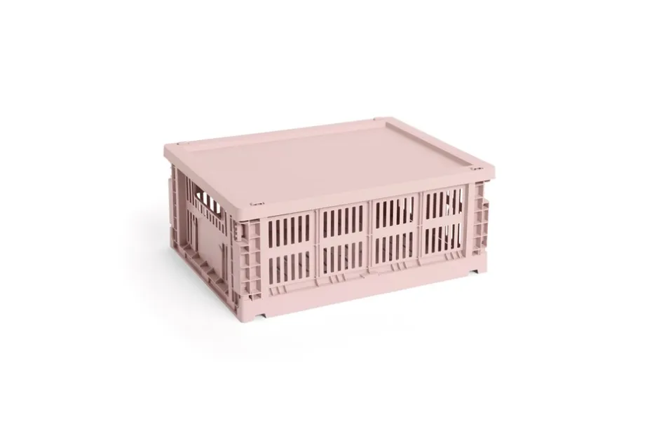 Online HAY Colour Crate Medium Plastiklåg, Blush