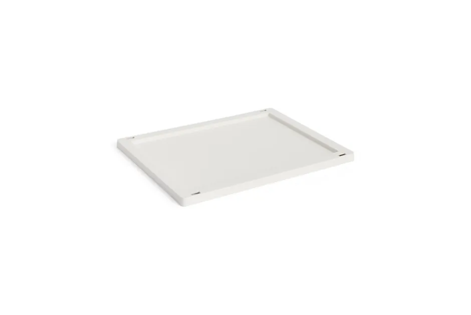 New HAY Colour Crate Medium Plastiklåg, Offwhite