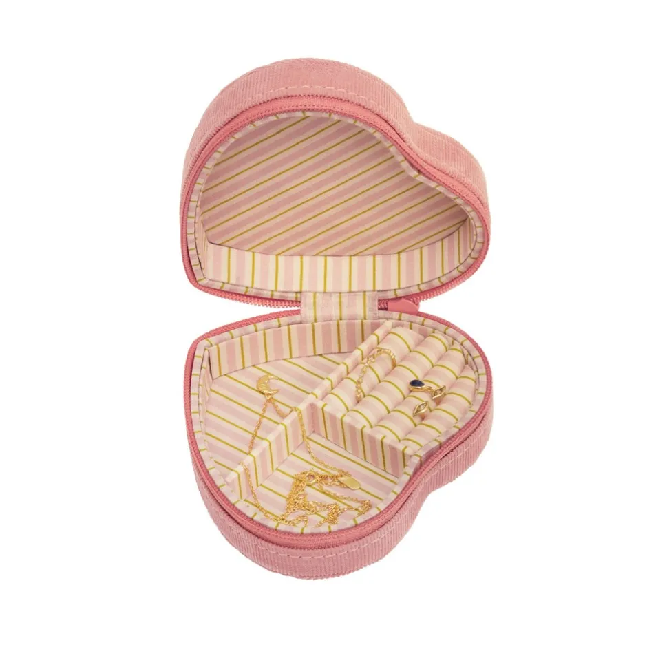 Best Maanesten Heart Smykkeskrin, Pink Theatre Magic