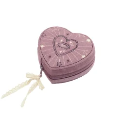 Clearance Maanesten Heart Smykkeskrin, Purple Theatre Magic