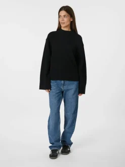 Outlet Neo Noir Hendrick Knit Striktrøje, , 40 Black