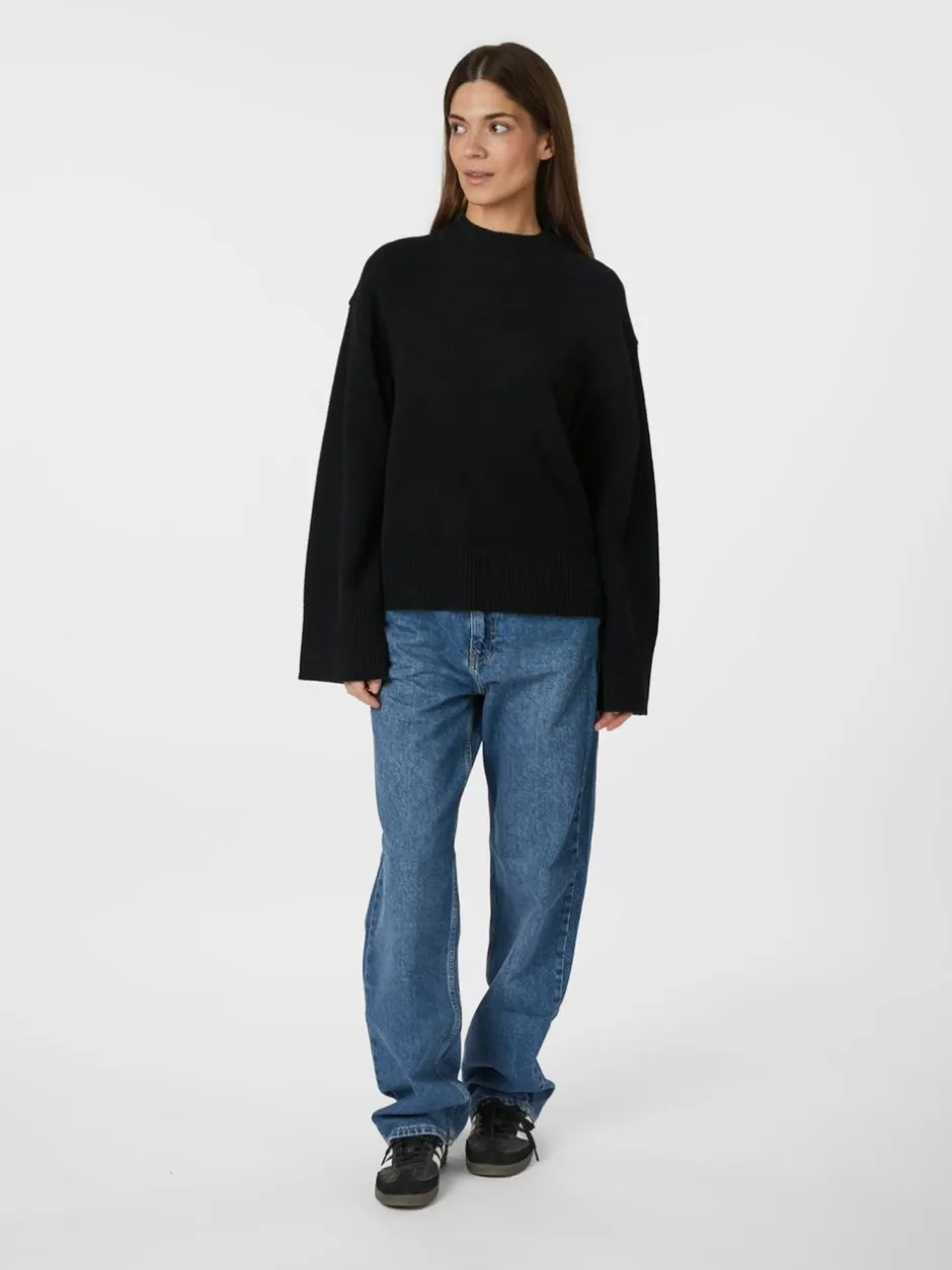 Outlet Neo Noir Hendrick Knit Striktrøje, , 40 Black