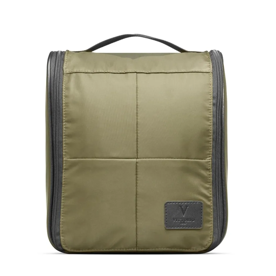 Hot Vittorio Hæng Op Toilettaske Unisex, Green