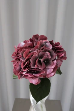 Sale Bloom Objects Hortensia Kunstig Blomst, Red