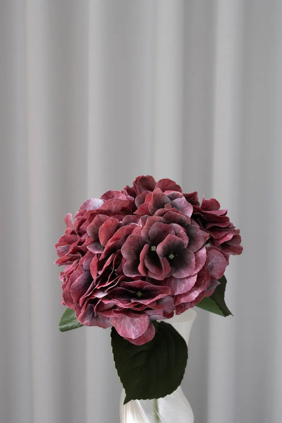 Sale Bloom Objects Hortensia Kunstig Blomst, Red