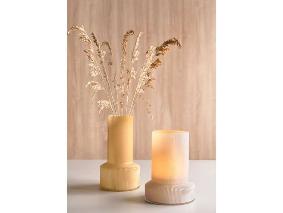 Outlet Villa Collection Hvils Vase, , 34 cm Honey