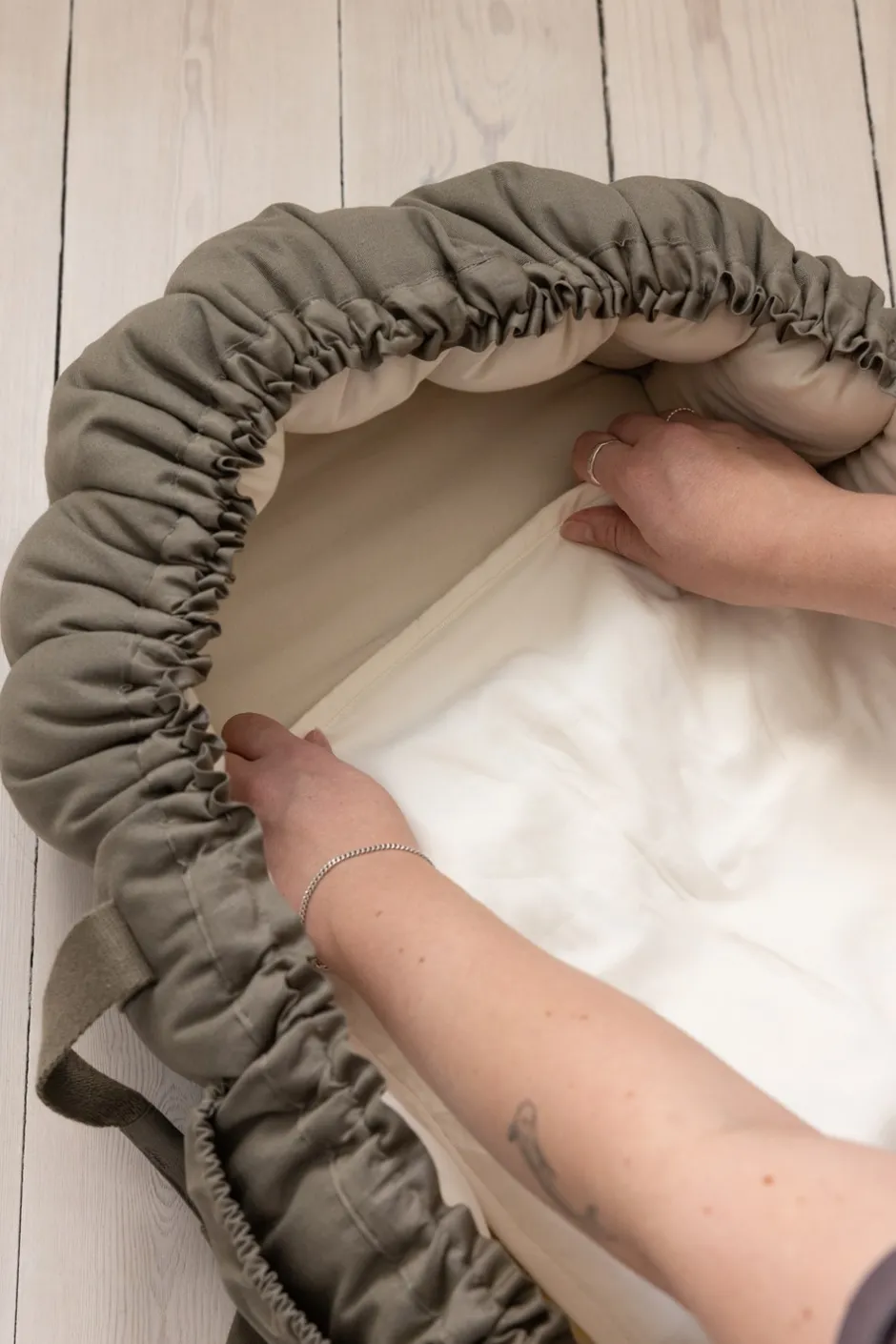 New Sebra 3-i-1 Babynest Vådliggerlagen