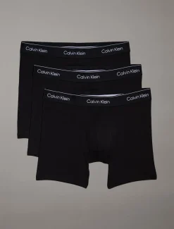 Online Calvin Klein Icon Cotton Stretch 3-pak Boxerbriefs, , XS Black W Dtm Wb