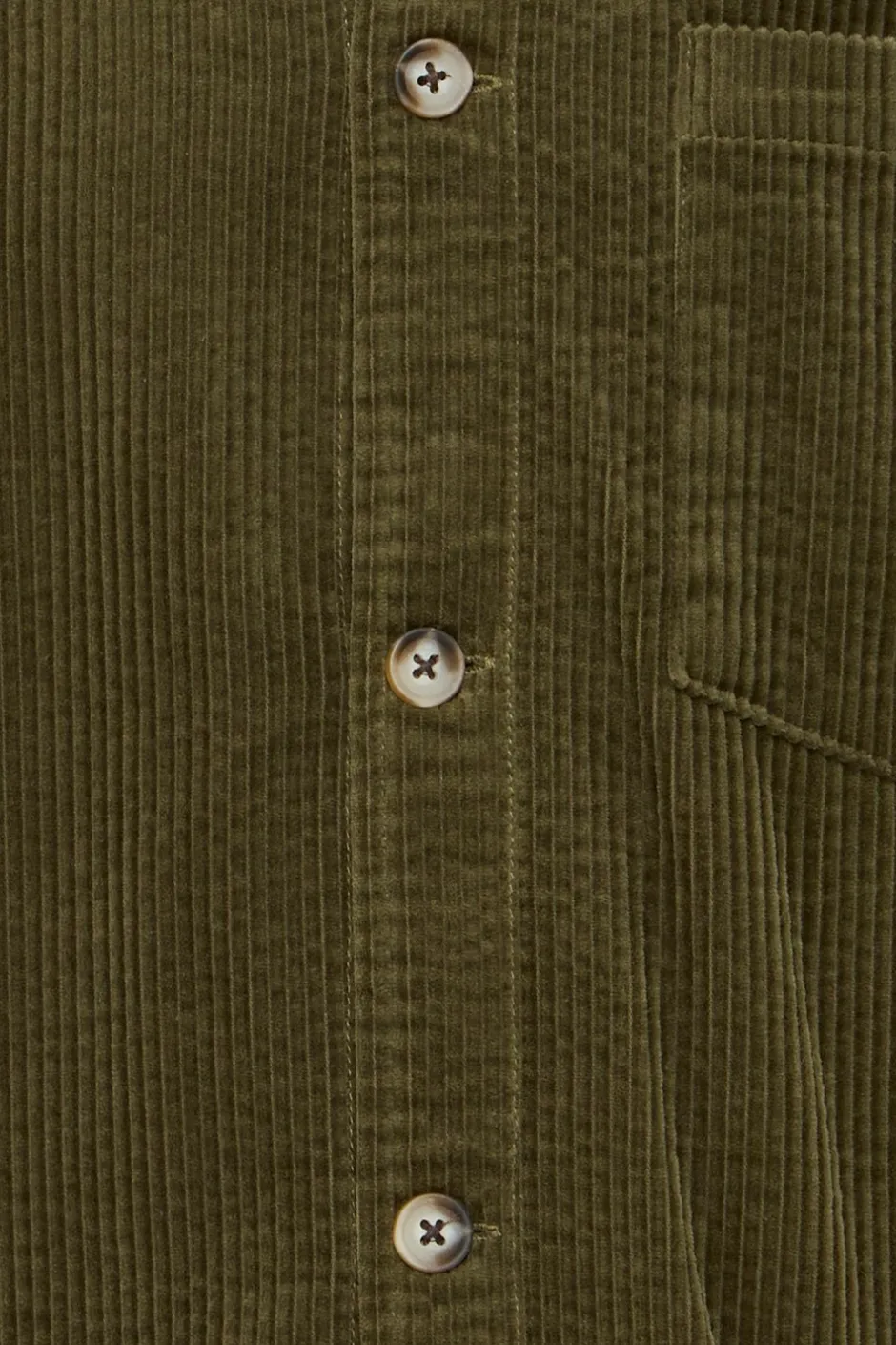 Outlet Solid Ingvi Overshirt, , L Ivy Green