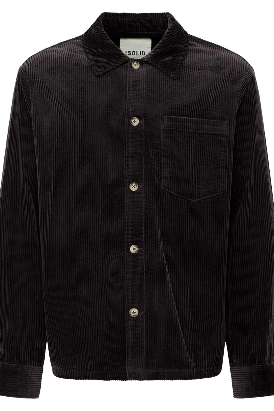 Best Solid Ingvi Overshirt, , M True Black