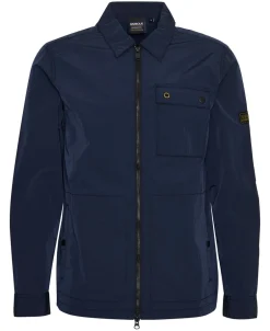 Best Barbour International Inline Overshirt, , L Sapphire Navy