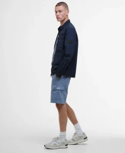 Best Barbour International Inline Overshirt, , L Sapphire Navy