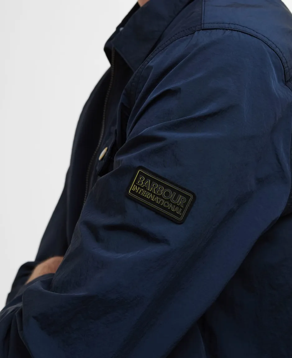 Best Barbour International Inline Overshirt, , L Sapphire Navy