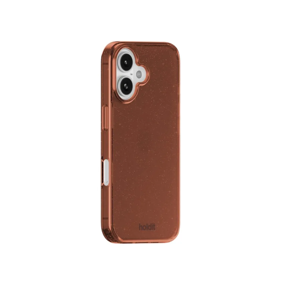 Best holdit Iphone 16 Glitter Cover, Amber