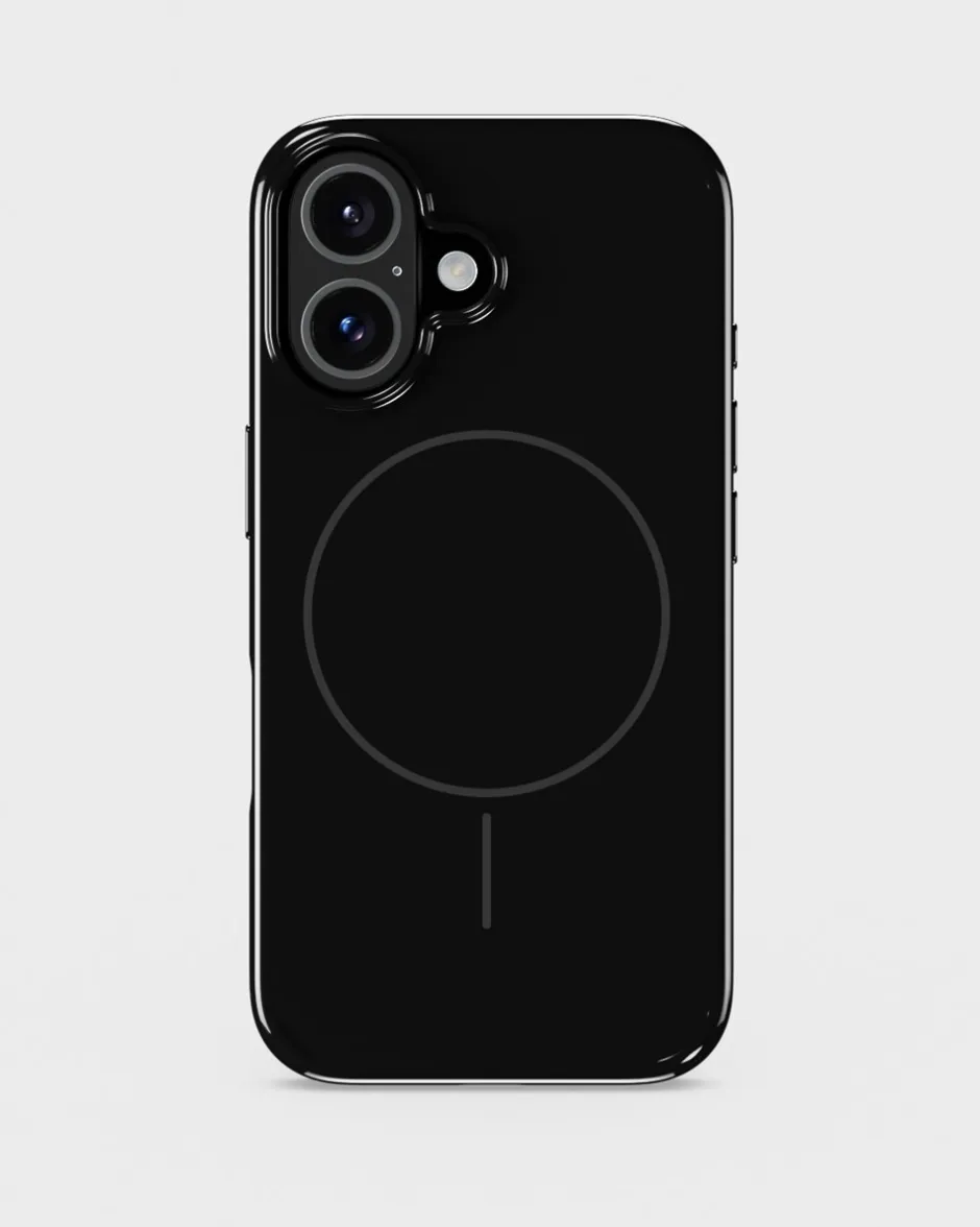 Clearance holdit Iphone 16 Mono Case Cover, Black/Gray