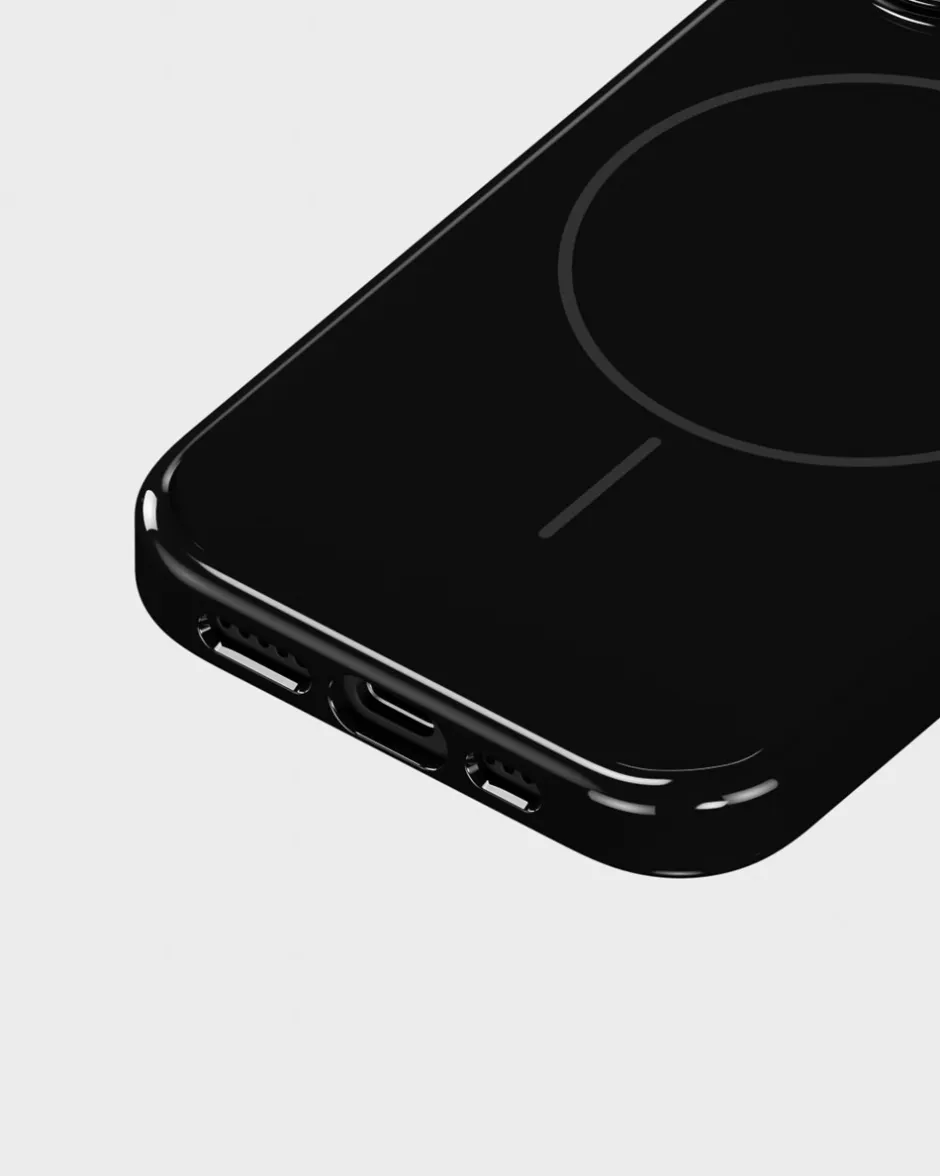 Clearance holdit Iphone 16 Mono Case Cover, Black/Gray