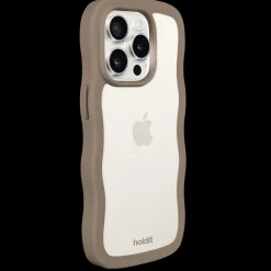 holdit Iphone 15 Pro Max Transparent Wavy Cover,*Dame Mobilcovers|Mobilcovers
