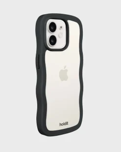 holdit Iphone 12/12 Pro Transparent Wavy Cover,*Dame Mobilcovers|Mobilcovers