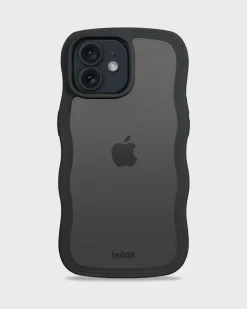 holdit Iphone 12/12 Pro Transparent Wavy Cover,*Dame Mobilcovers|Mobilcovers