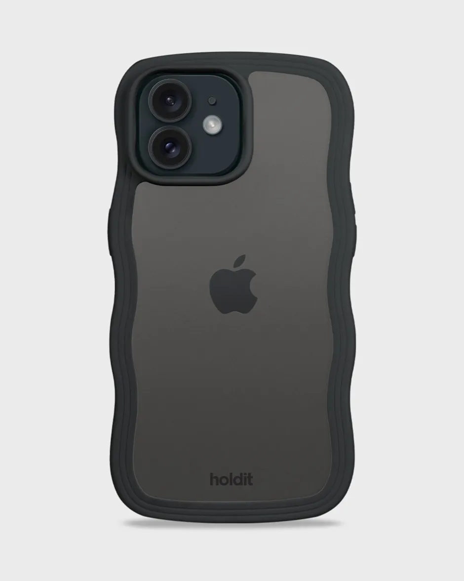 holdit Iphone 12/12 Pro Transparent Wavy Cover,*Dame Mobilcovers|Mobilcovers