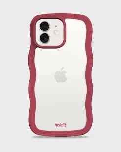 holdit Iphone 12/12 Pro Transparent Wavy Cover,*Dame Mobilcovers|Mobilcovers