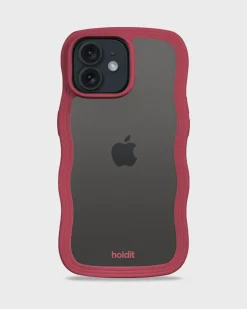 holdit Iphone 12/12 Pro Transparent Wavy Cover,*Dame Mobilcovers|Mobilcovers