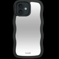 Discount holdit Iphone 12/12 Pro Wavy Cover, Black/Mirror