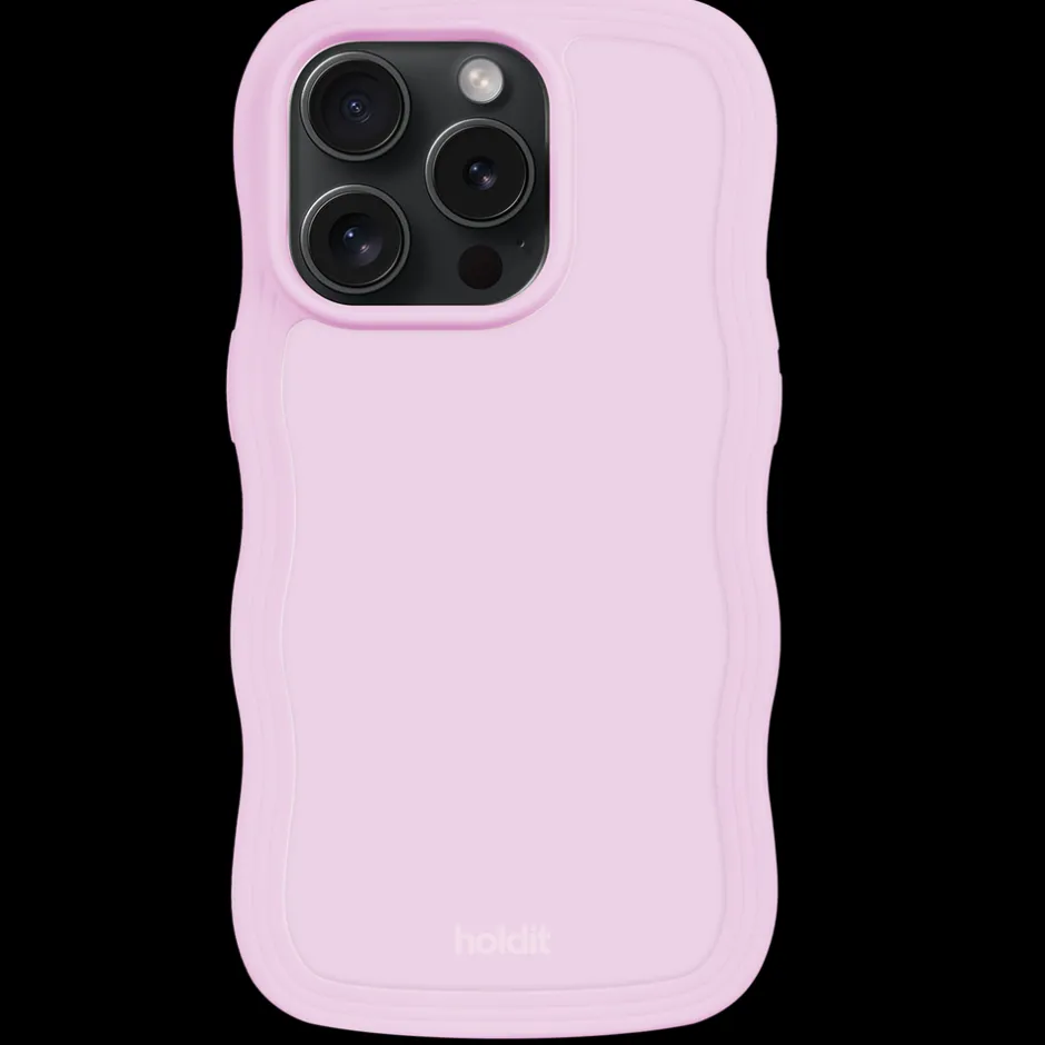 Online holdit Iphone 15 Pro Wavy Cover, Lilac