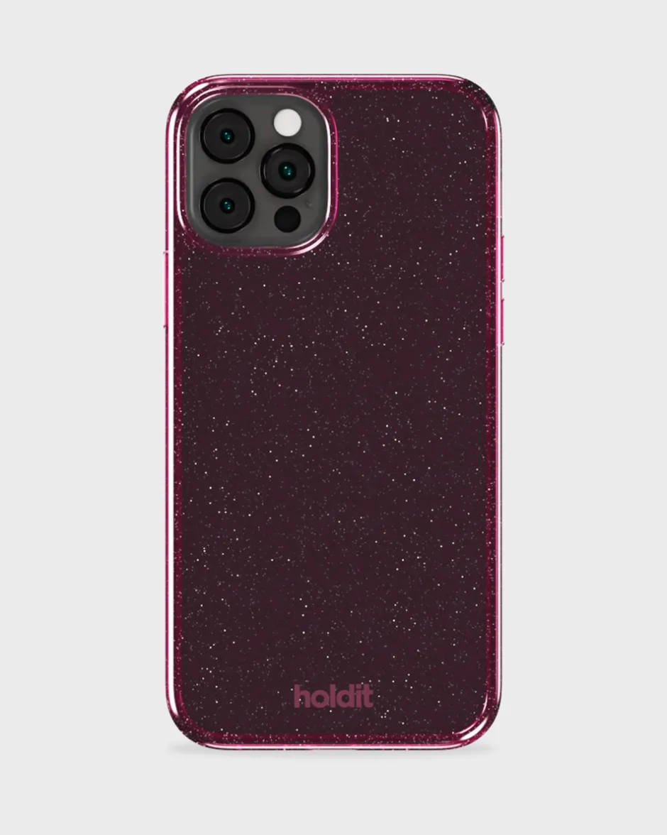 Best holdit Iphone 12/12Pro Glitter Cover, Pink