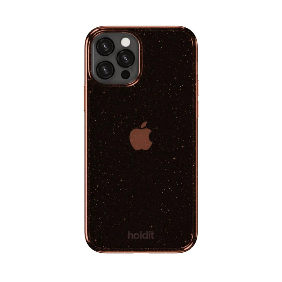 Clearance holdit Iphone 12/12Pro Glitter Cover, Amber