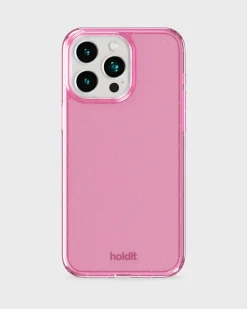 Outlet holdit Iphone 15Pro Glitter Cover, Pink