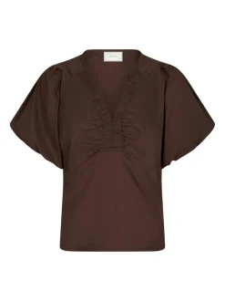 Neo Noir Irina Poplin Bluse, , 36*Dame Bluser & Skjorter