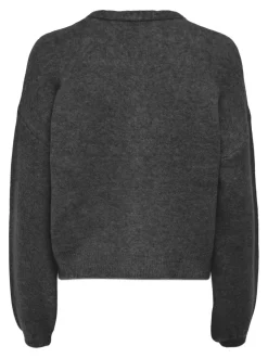 Best ONLY Isabella Cardigan, , M Dark Grey Melange