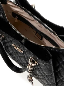 Clearance Guess Isemay Girlfriend Håndtaske, Black