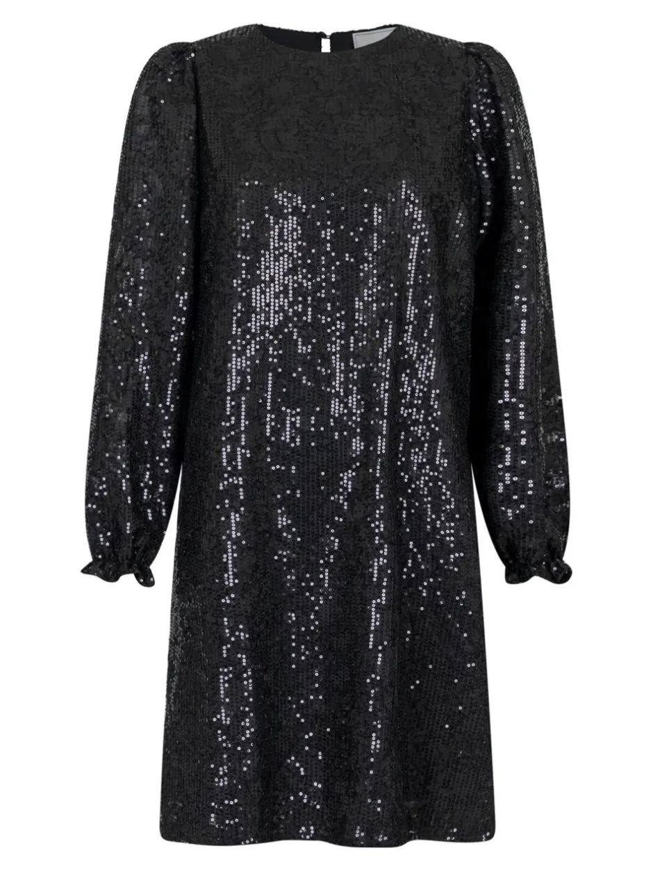 Neo Noir Isobel Sequins Kjole, , 34*Dame Kjoler