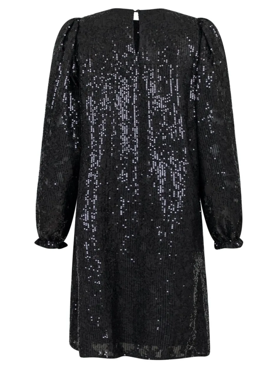 Neo Noir Isobel Sequins Kjole, , 34*Dame Kjoler