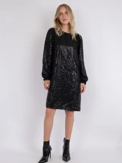 Neo Noir Isobel Sequins Kjole, , 34*Dame Kjoler