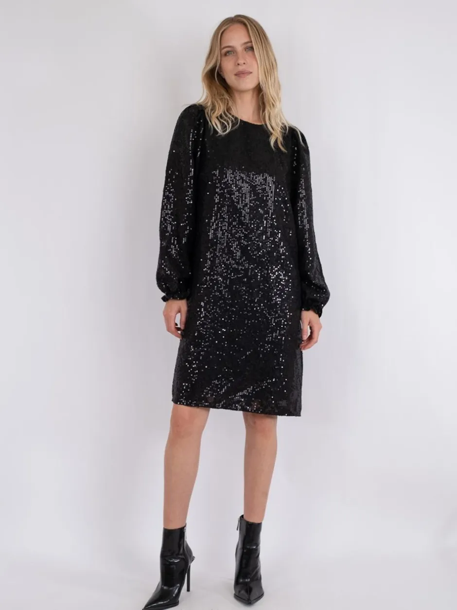 Neo Noir Isobel Sequins Kjole, , 34*Dame Kjoler