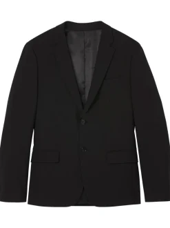 Outlet Calvin Klein Italian Wool Blend Slim Blazer, , 56 Black