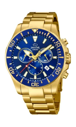 New Jaguar J864-2 Herreur, , 43 mm Guld/Blå