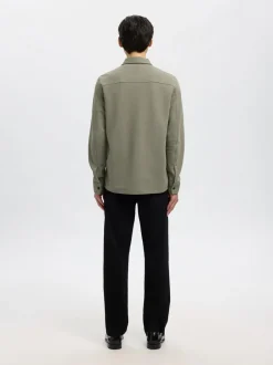 New Selected Homme Jackie Overshirt, , XXL Vetiver