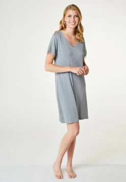 CCDK Jacqueline Kortærmet Natkjole, , S*Dame Loungewear