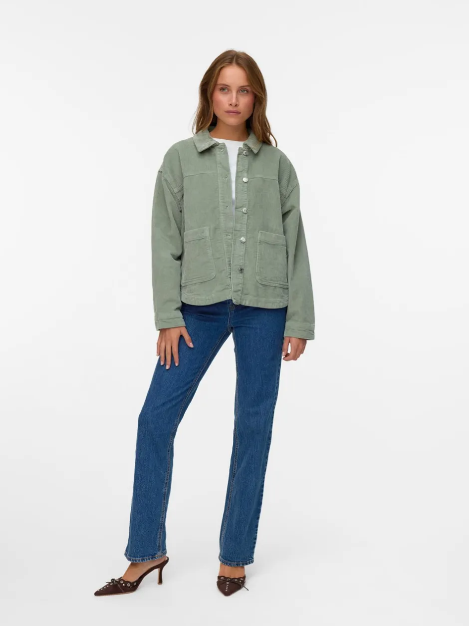 New Vero Moda Jamie Jakke, , M Lily Pad