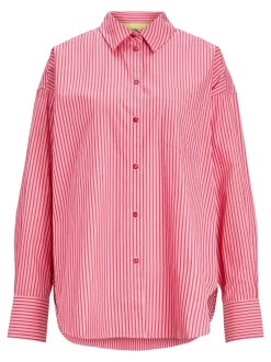 Clearance JJXX Jamie Skjorte, , L Cerise Stripe