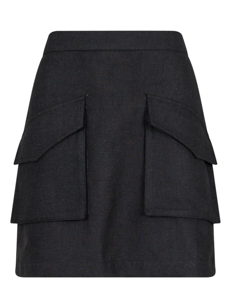 New Neo Noir Janet Structure Nederdel, , 34 Black
