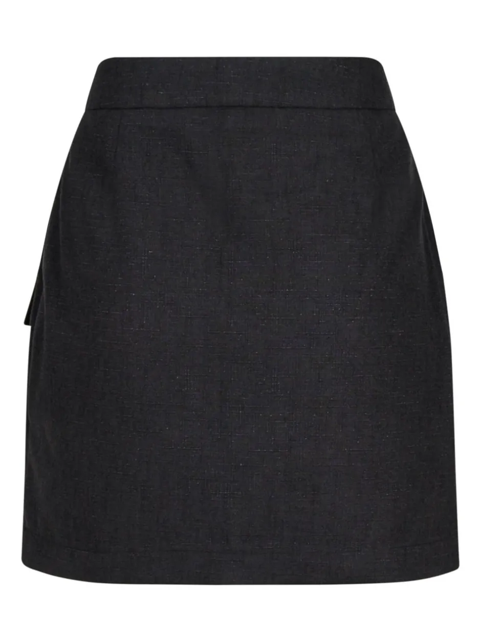New Neo Noir Janet Structure Nederdel, , 34 Black