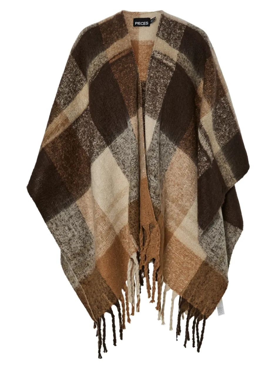 Pieces Janica Poncho,*Dame Strik & Sweatshirts