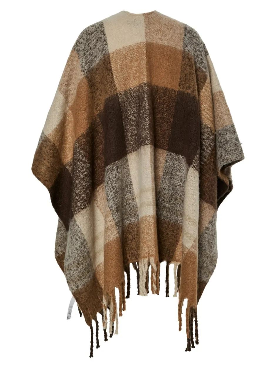 Pieces Janica Poncho,*Dame Strik & Sweatshirts