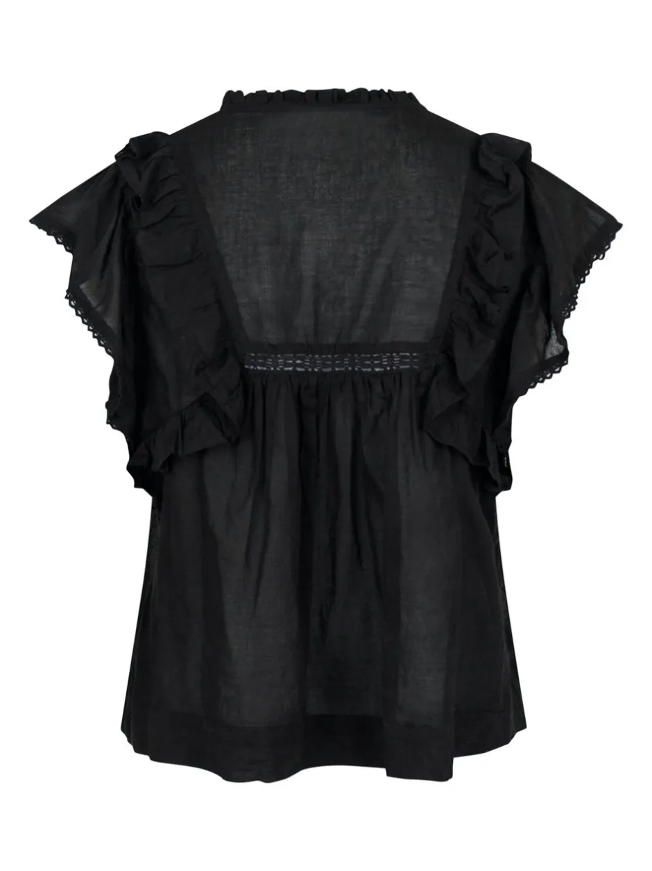 Neo Noir Jayla S Voile Bluse, , 34*Dame Bluser & Skjorter