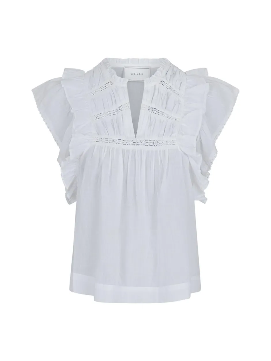 Neo Noir Jayla S Voile Bluse, , 34*Dame Bluser & Skjorter
